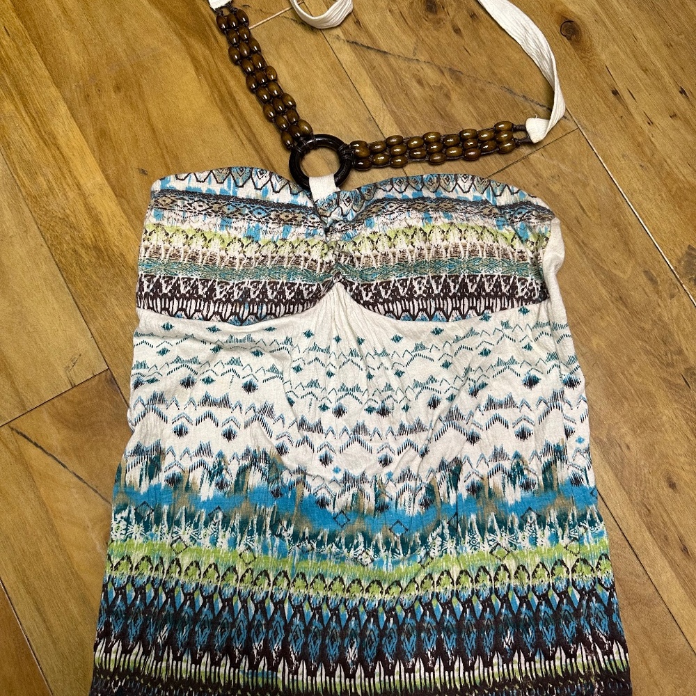 Vintage boho halter top